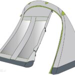 Outtec Mata samopompująca z poduszką Pillow 186x53x2,5cm blue