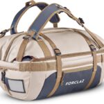 QUECHUA SPODNIE TURYSTYCZNE – NH500 REGULAR – MĘSKIE BEŻOWY, BRĄZOWOY