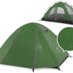 Quechua Pled Turystyczny 140 X 170 Cm Khaki Zielony