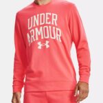 UNDER ARMOUR MĘSKA BLUZA UA RIVAL TERRY CREW RED M